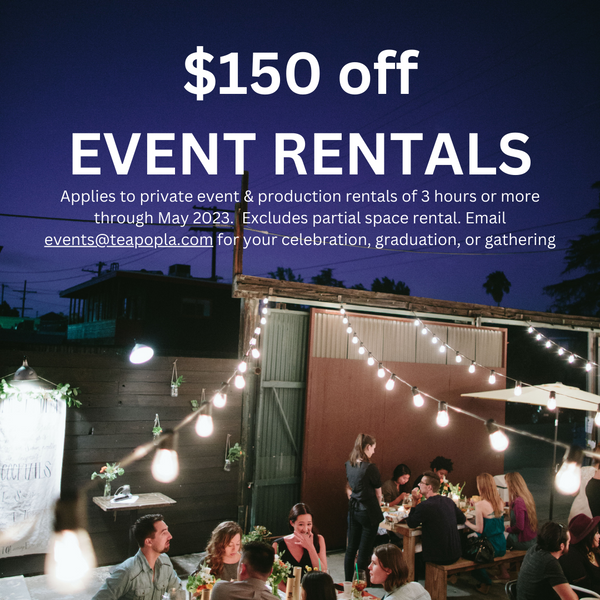 Event Rental Discount thru May 2023